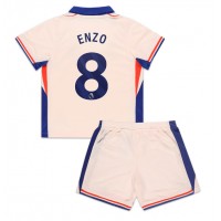 Maglia Calcio Chelsea Enzo Fernandez #8 Seconda Divisa Bambino 2024-25 Manica Corta (+ pantaloncini)